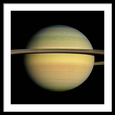 Saturn / Art Photo - Framed Print