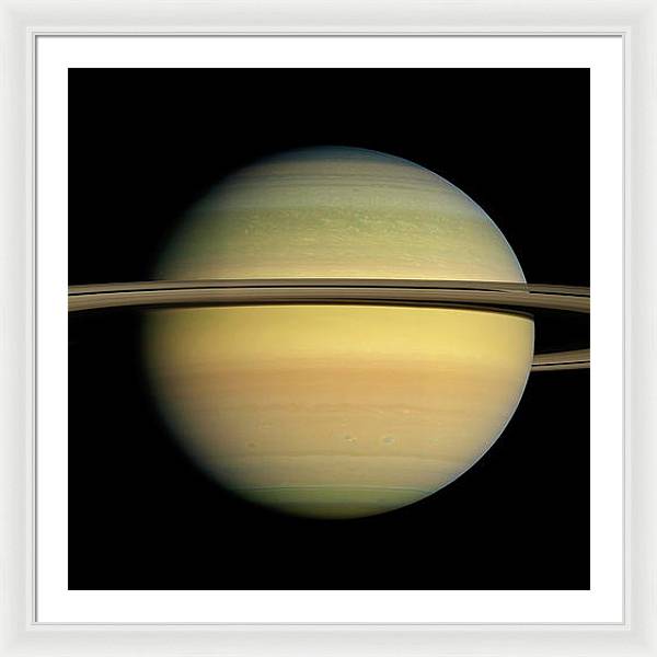 Saturn / Art Photo - Framed Print