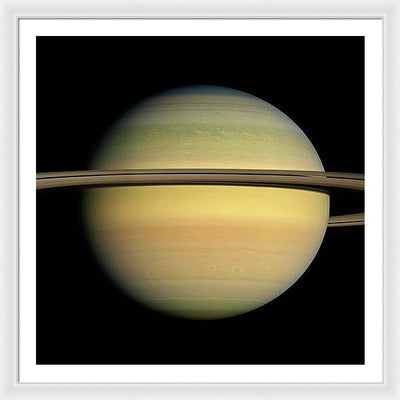 Saturn / Art Photo - Framed Print