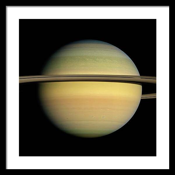 Saturn / Art Photo - Framed Print