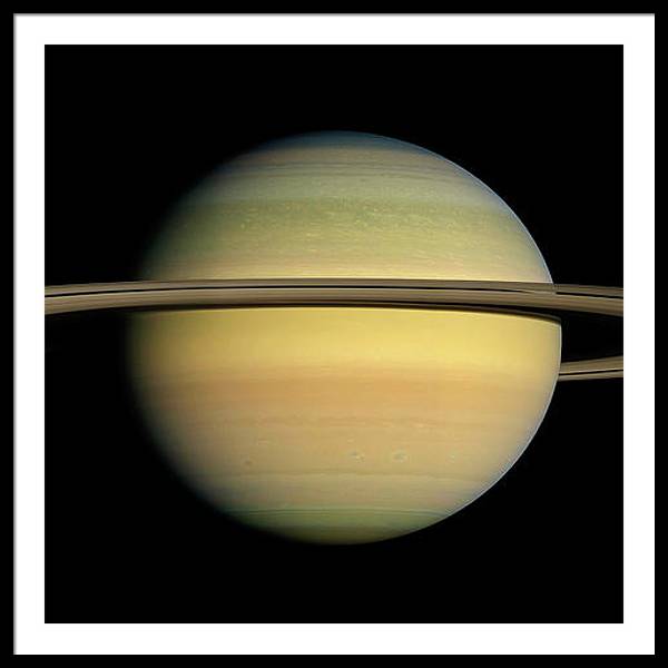 Saturn / Art Photo - Framed Print