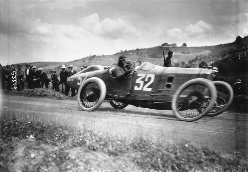 Victor Rigal at the 1914 French Grand Prix