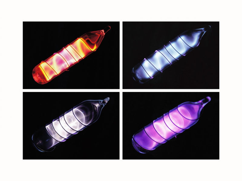 Glowing Ultrapure Argon Krypton, Neon, Xenon  (quadriptic)