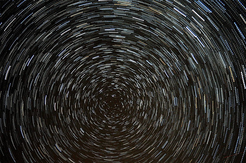 Star Trails around the North Star