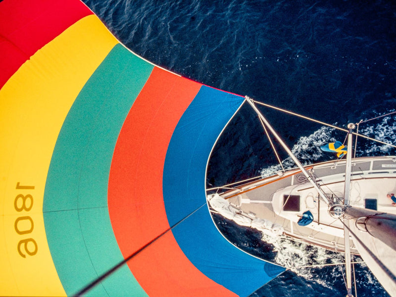 Sailboat with Spinnaker