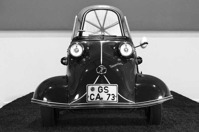 Puppy Eyes, Messerschmitt KR 175 , black and white ( Louwman Museum, The Hague)