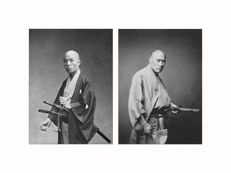 Samurai, c1860 - diptych
