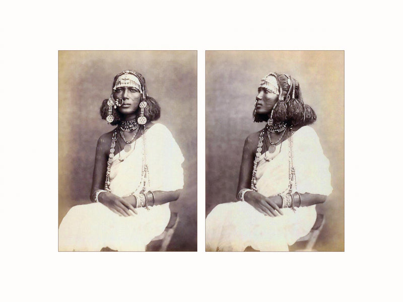 Sudanese Woman, c1880 - diptych