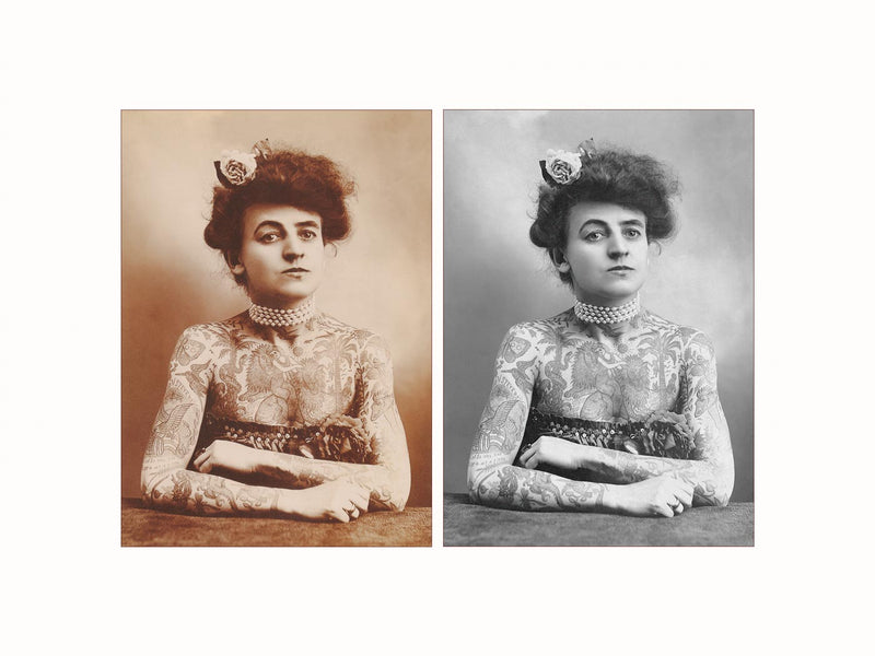 Mrs Maud Stevens Wagner, 1907 - diptych