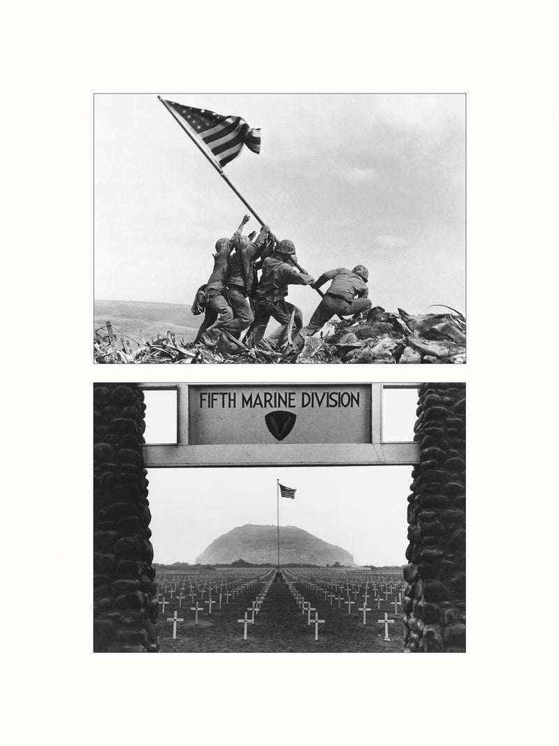 Mount Suribachi, Iwo Jima - diptych