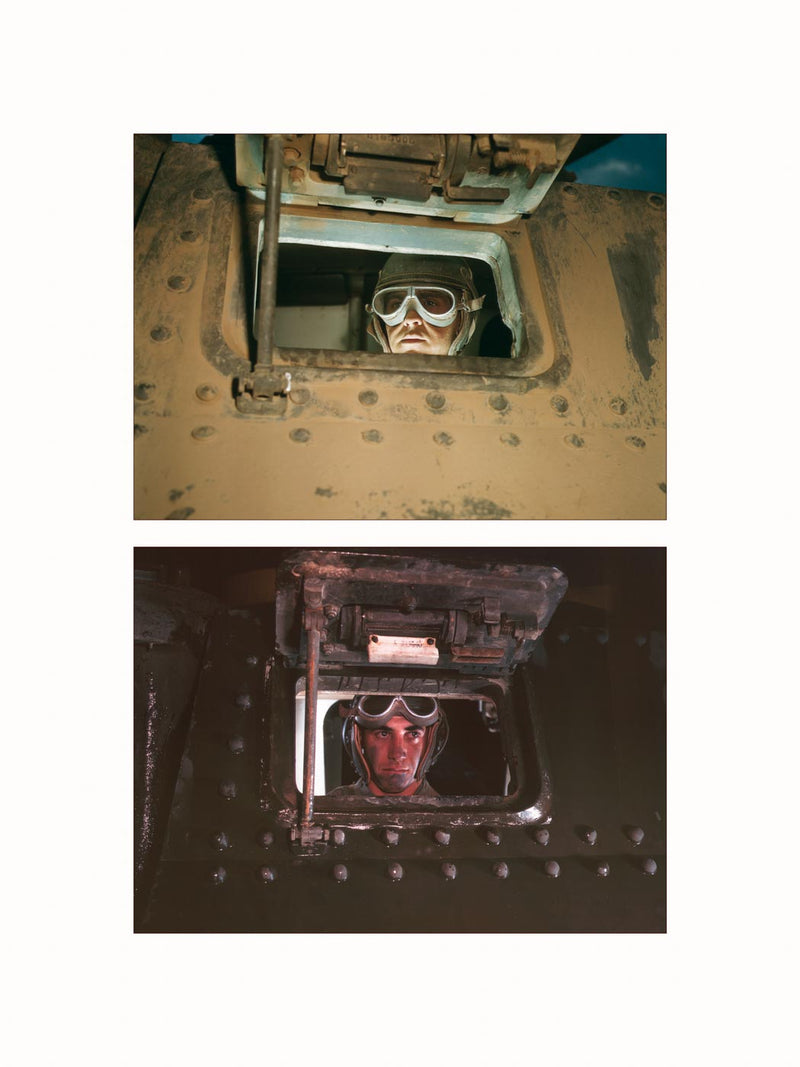 Tank Drivers, Fort Knox, Kentucky, 1942 - diptych