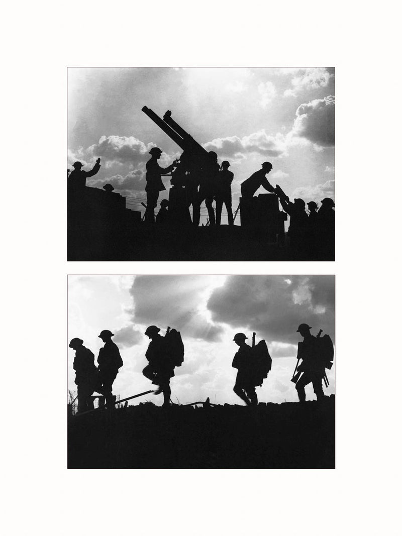 British Soldiers at Eventide, 1917 - diptych