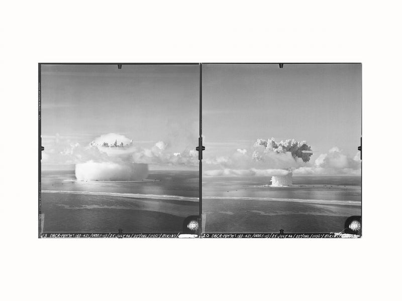 Atomic Bomb Blast, Bikini Atoll, Marshall Islands, 1946 - diptych