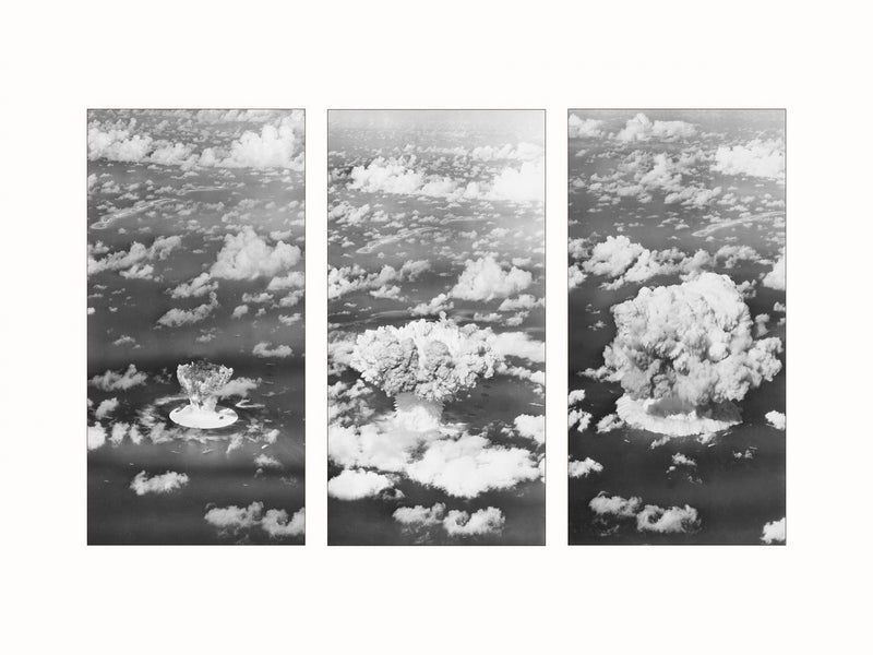 Atomic Bomb Blast, Bikini Atoll, Marshall Islands, 1946 - triptych