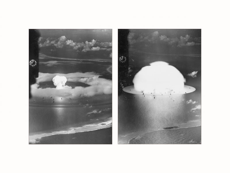 Atomic Bomb Blast, Bikini Atoll, Marshall Islands, 1946 - diptych