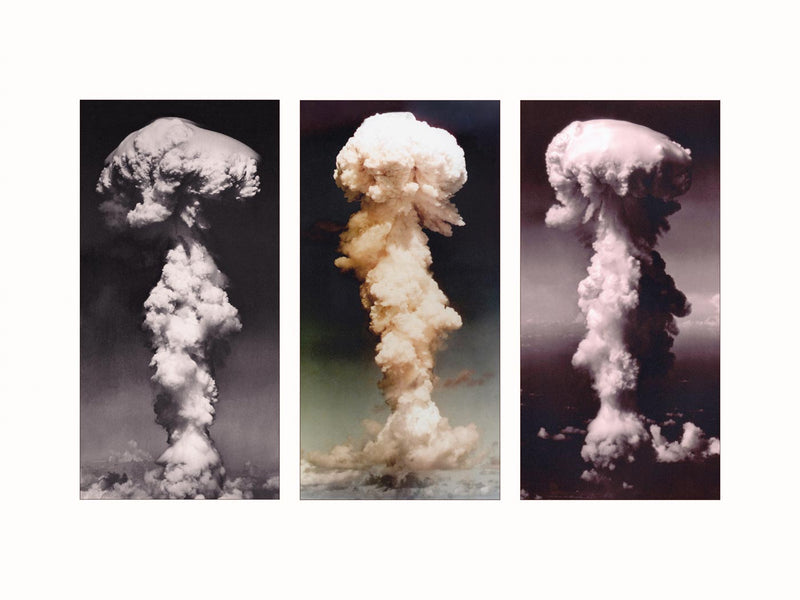 Atomic Bomb Blast, Bikini Atoll, Marshall Islands, 1946 - triptych