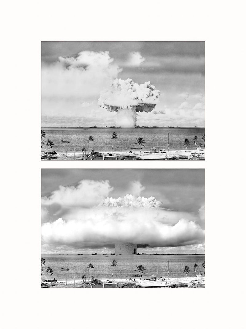 Atomic Bomb Blast, Bikini Atoll, Marshall Islands, 1946 - diptych