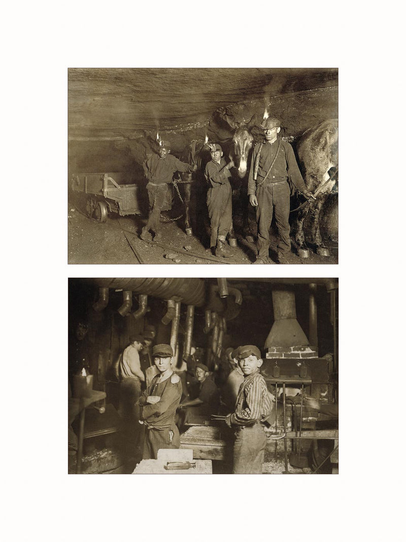 Child Labor, West Virginia, 1908 - diptych