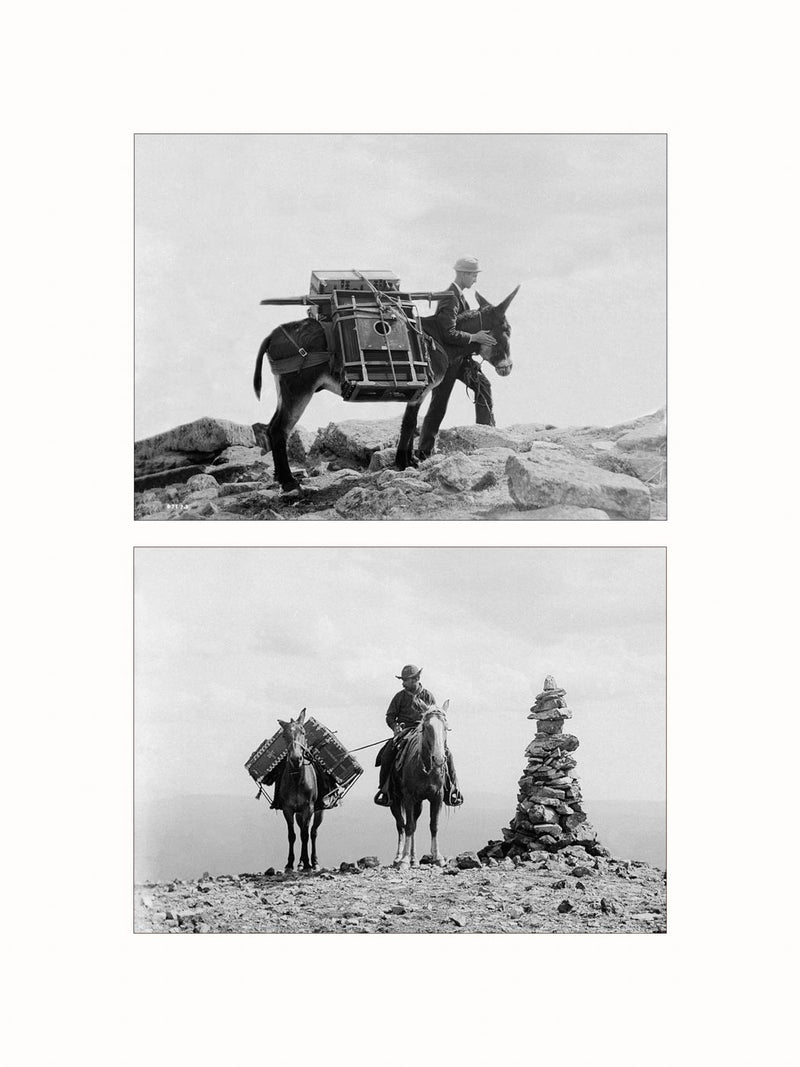 Photographer and Gear, c1870 - diptych