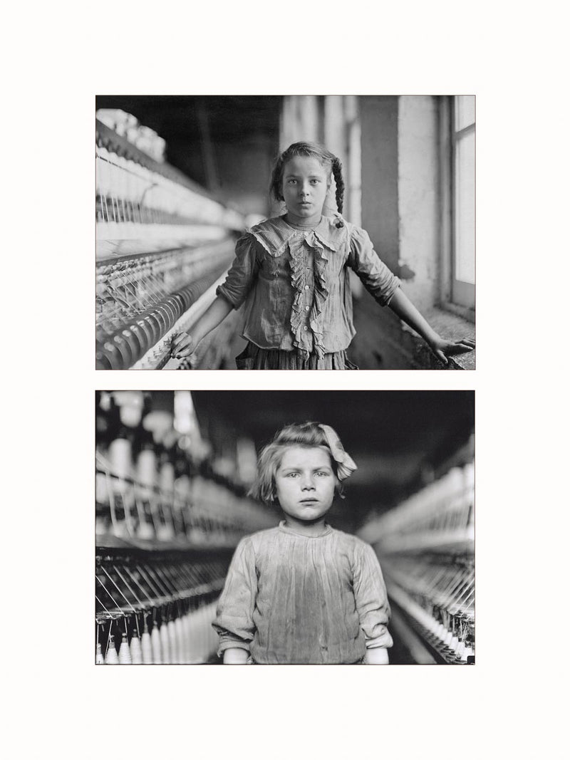 Cotton-Mill Workers, 1908-1909 - diptych