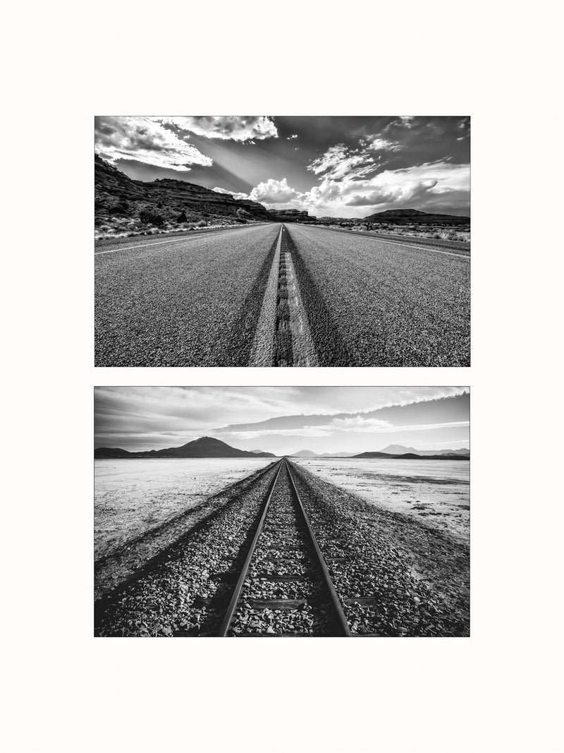 Road and Track  - diptych