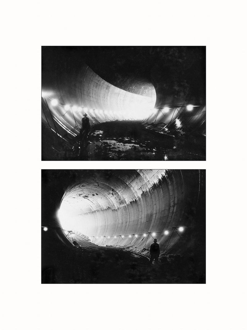 Hoover Dam, Boulder City, Nevada, 1932 - diptych