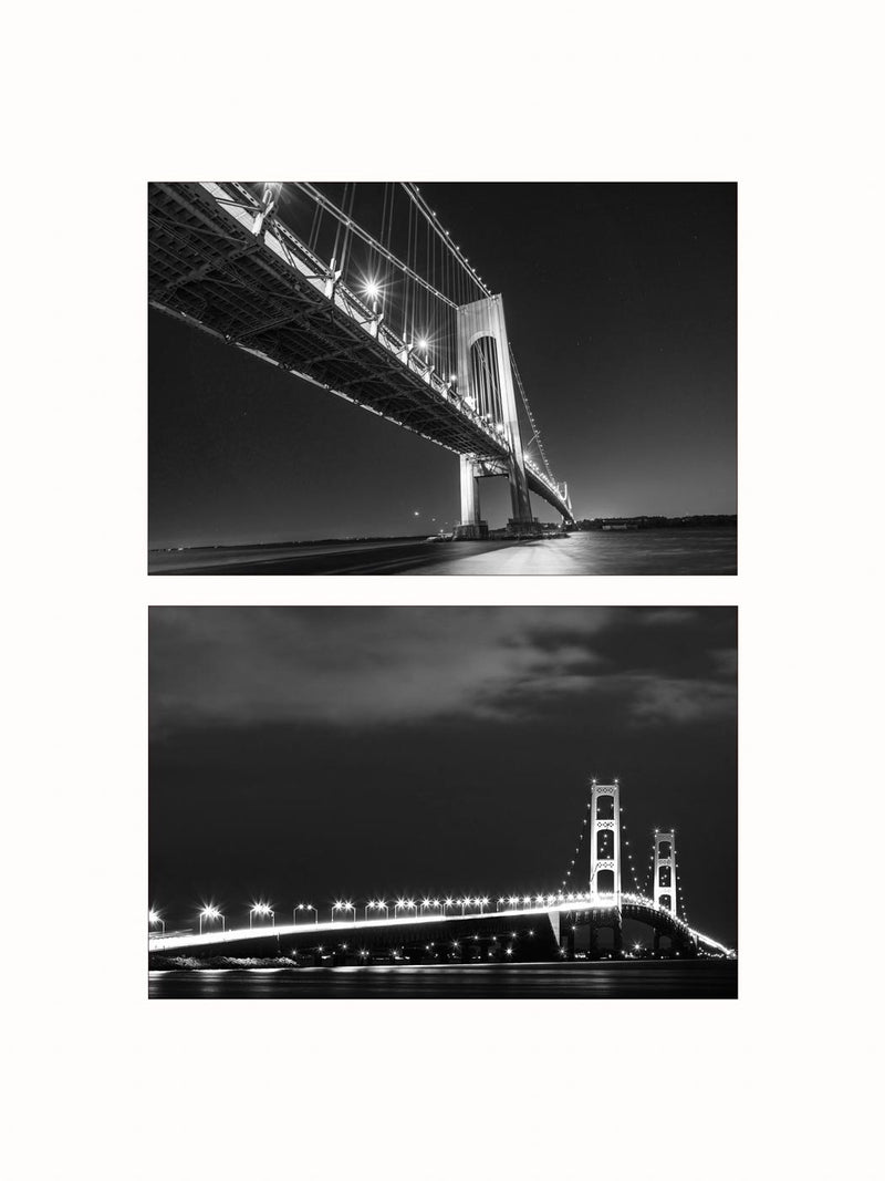 Bridges, Night - diptych