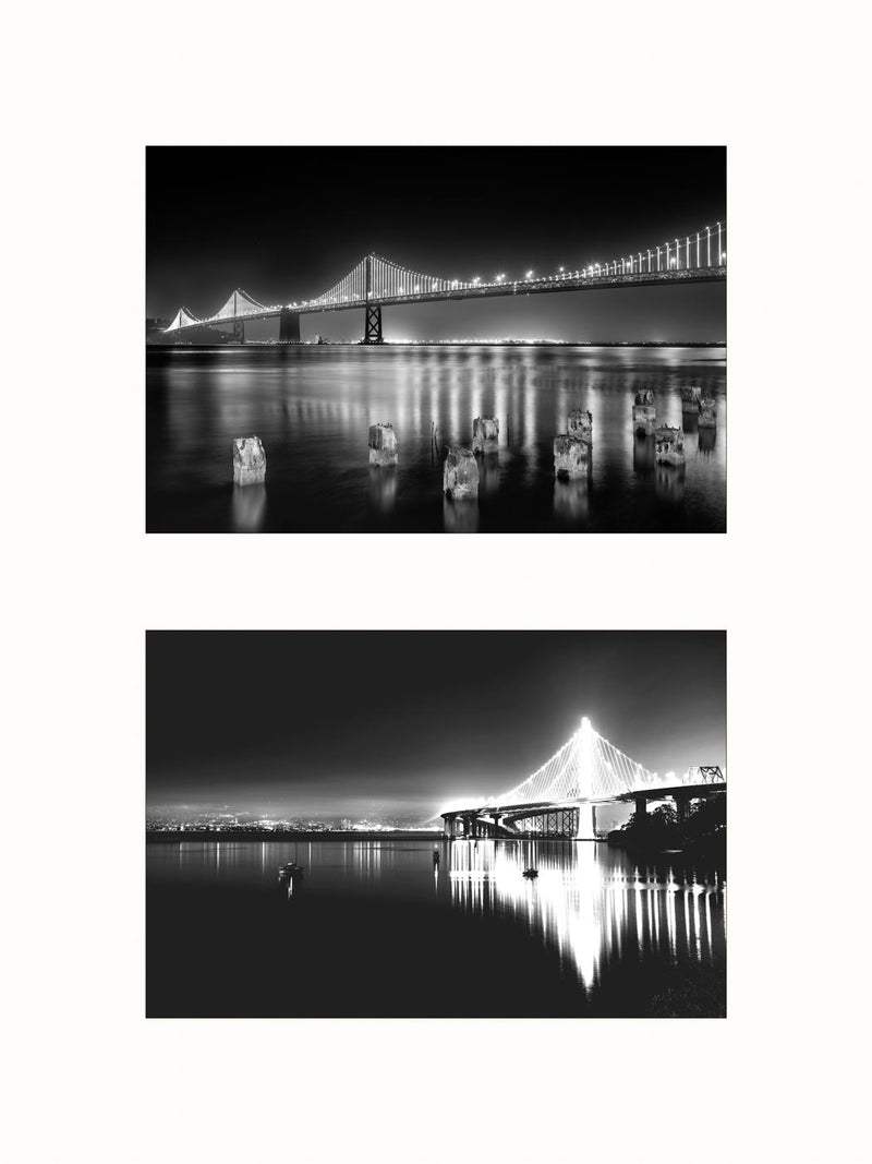 Bridges, Night - diptych