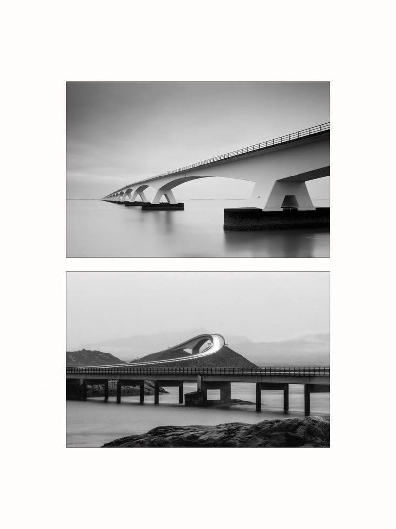 Storseisundet Bridge, Zeelandbrug - diptych