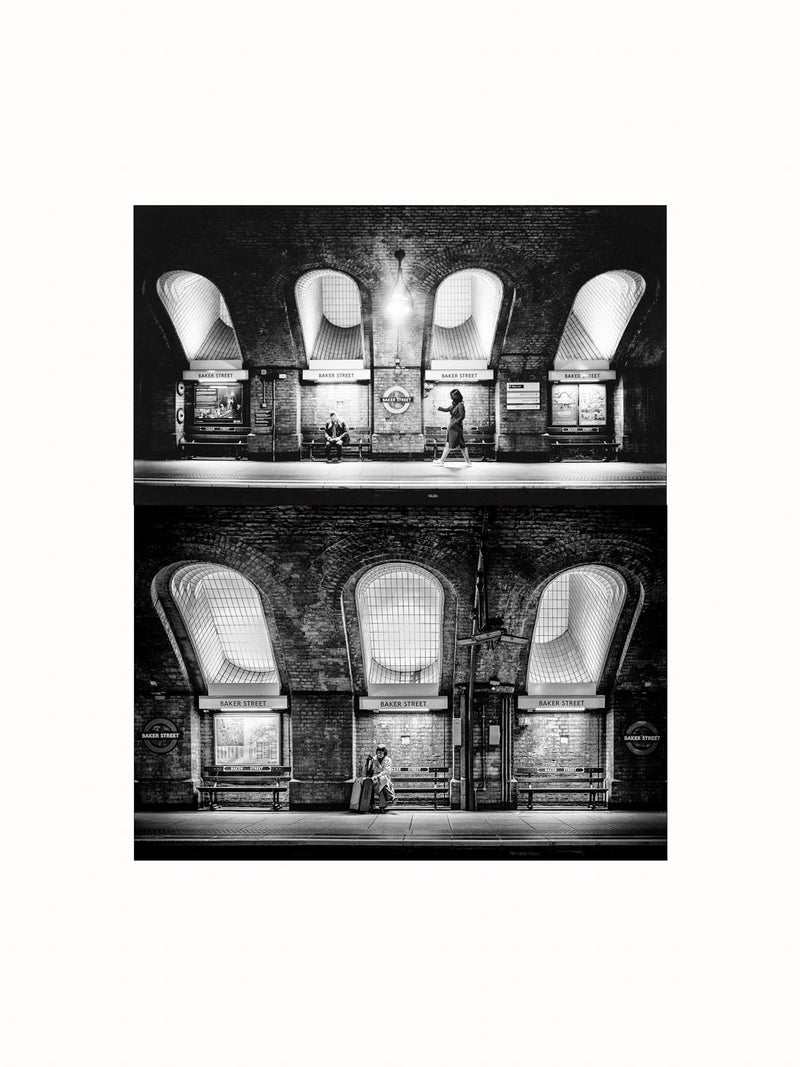 Baker Street Station, London - diptych