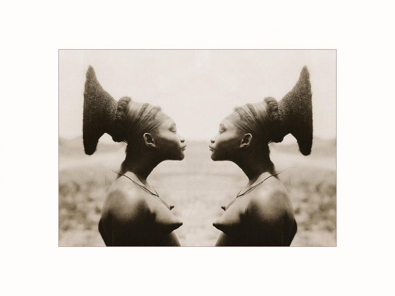 Jeune Femme Mangbetu, c1924 - diptych