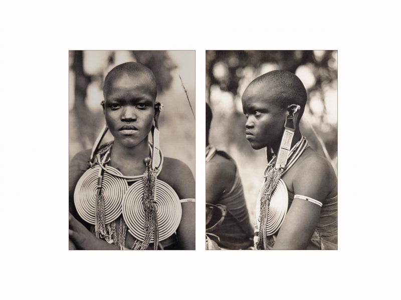 Jeune Fille Nende, Ouganda, c1920 - diptych