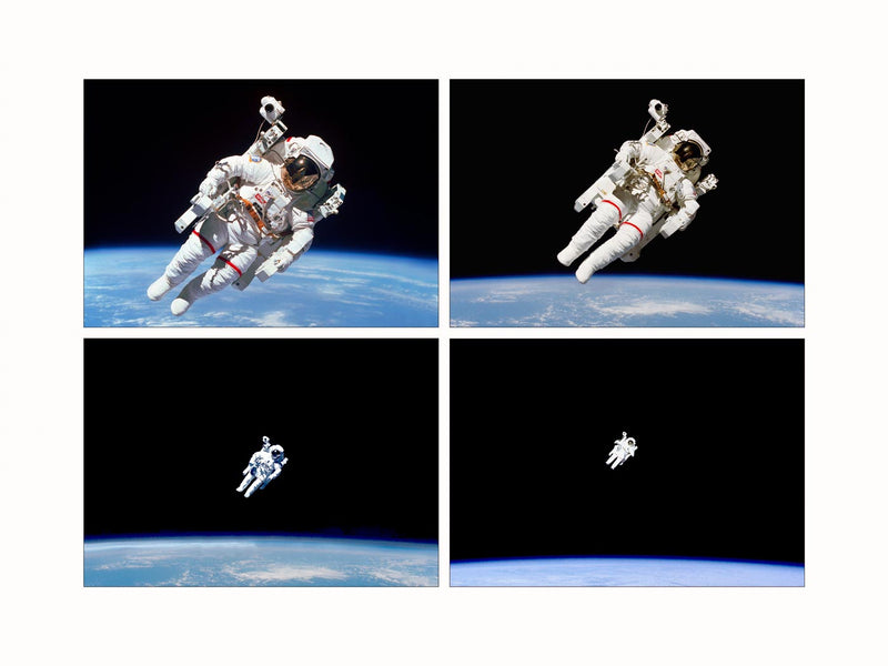 Astronaut Bruce McCandless, Space Shuttle Challenger, 1984