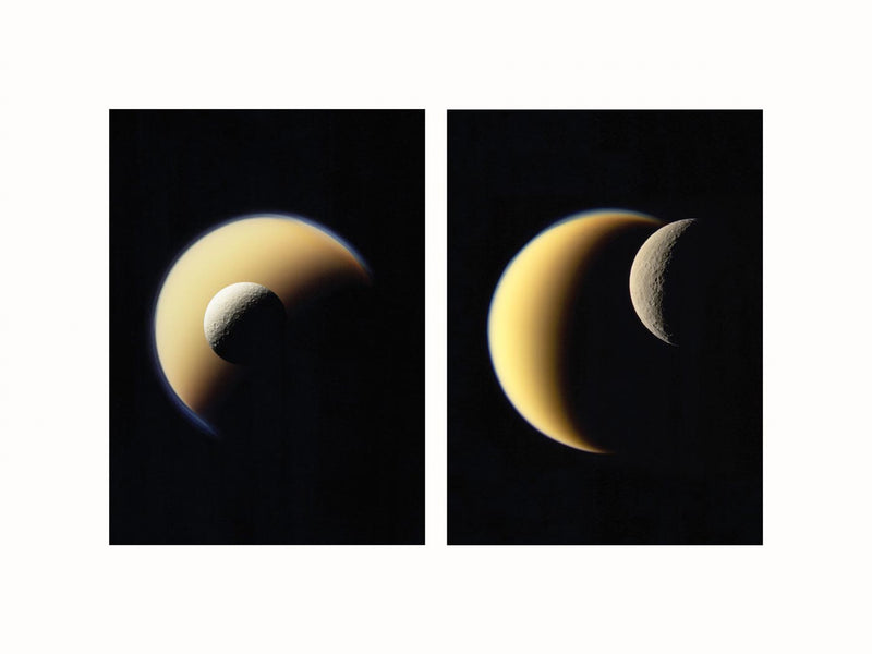 Rhea and Titan - diptych