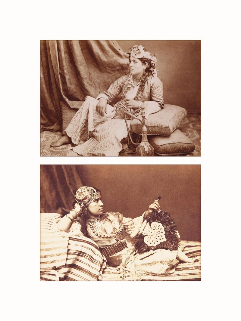Femmes de Harem, Algerie et Turquie, c1890 - diptych