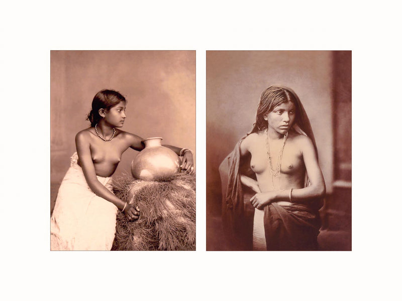 Indian Women, c1860-1890 - diptych