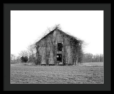 Abandoned Barn / Art Photo - Framed Print