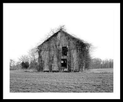 Abandoned Barn / Art Photo - Framed Print