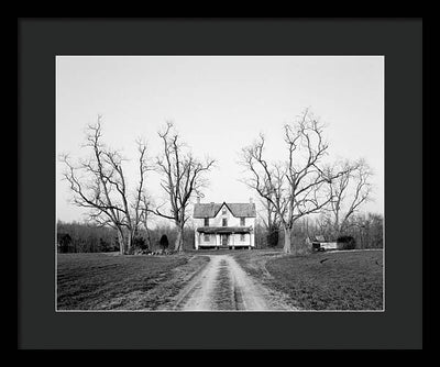 Abandoned Farmhouse, Maryland / Art Photo - Framed Print