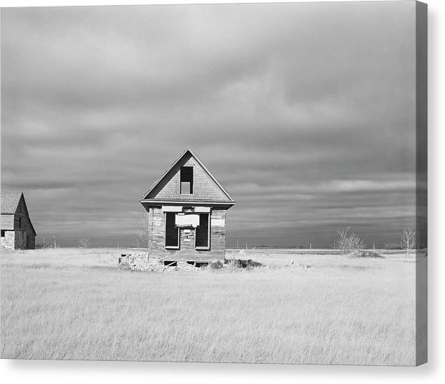 Abandoned Farmhouse, Ward County, North Dakota / Art Photo - Canvas Print