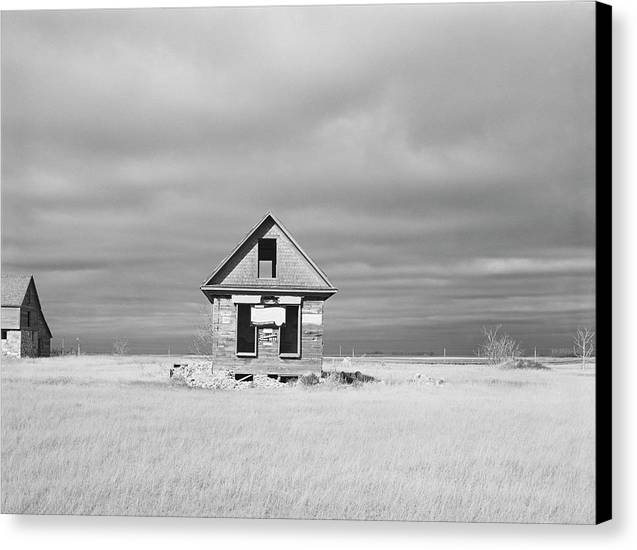 Abandoned Farmhouse, Ward County, North Dakota / Art Photo - Canvas Print