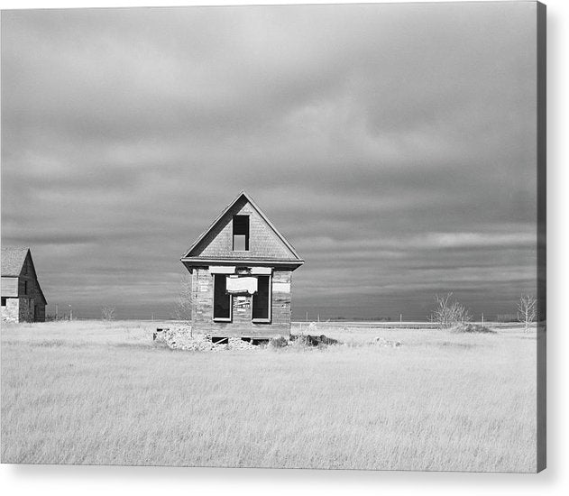 Abandoned Farmhouse, Ward County, North Dakota / Art Photo - Acrylic Print