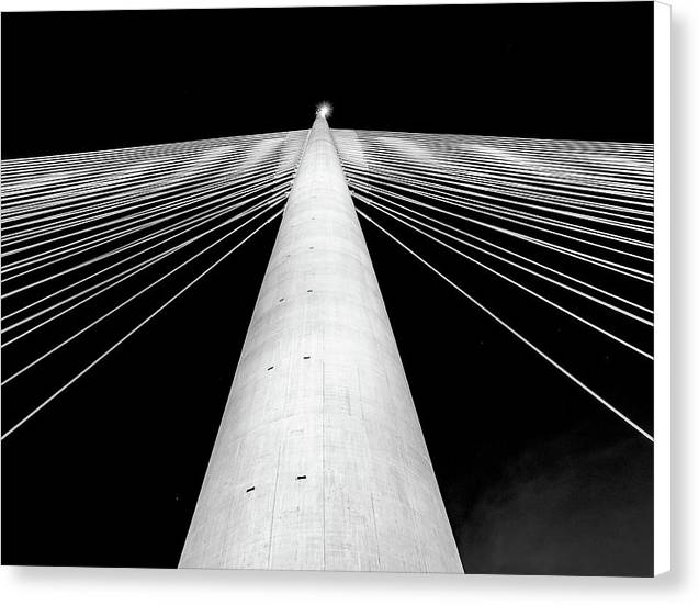 Ada Bridge, Serbia / Art Photo - Canvas Print