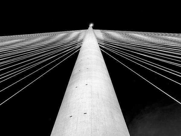 Ada Bridge, Serbia / Art Photo - Art Print