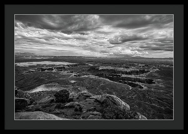 America, Utah,  Canyonlands National Park / Art Photo - Framed Print