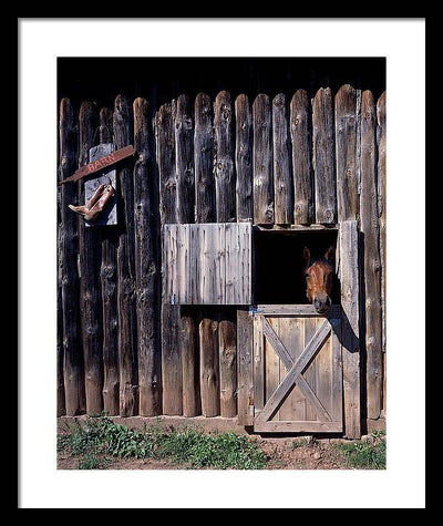 American Barn / Art Photo - Framed Print