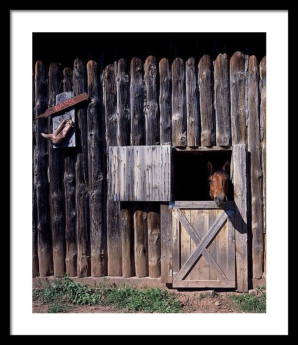 American Barn / Art Photo - Framed Print