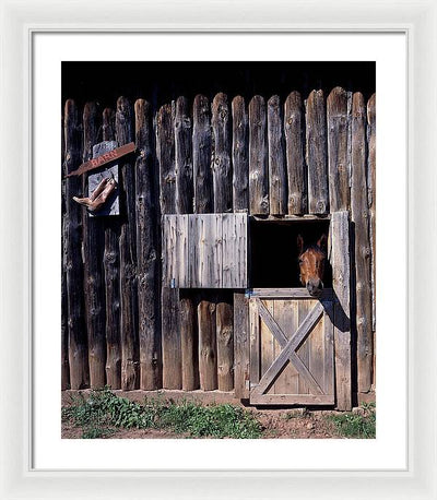 American Barn / Art Photo - Framed Print