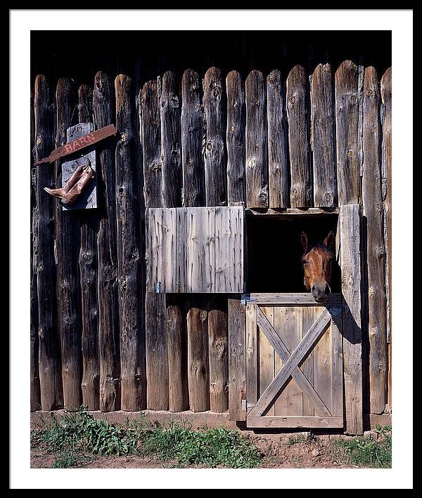 American Barn / Art Photo - Framed Print