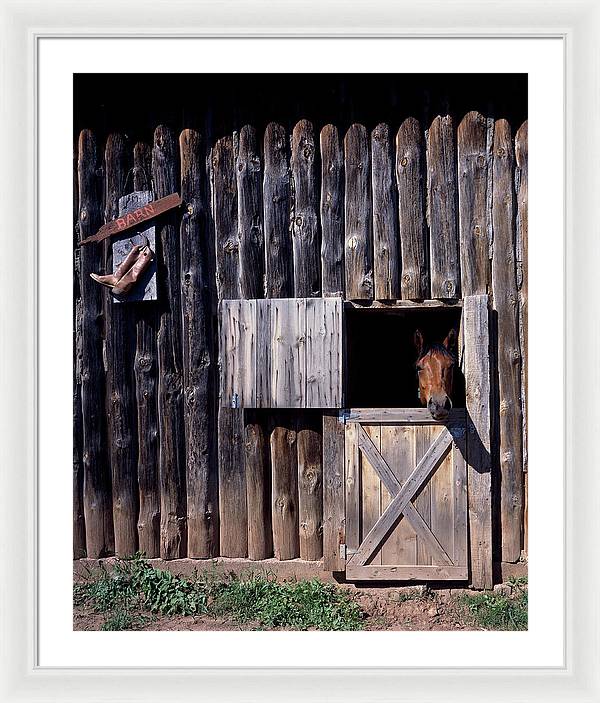 American Barn / Art Photo - Framed Print